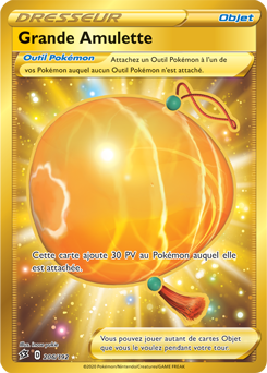 Carte Pokémon Grande Amulette 206/192 de la série Clash des Rebelles en vente au meilleur prix