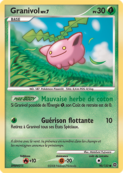 Carte Pokémon Granivol 90/132 de la série Merveilles Secrètes en vente au meilleur prix