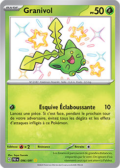 Carte Pokémon Granivol 96/91 de la série Destinées de Paldea en vente au meilleur prix