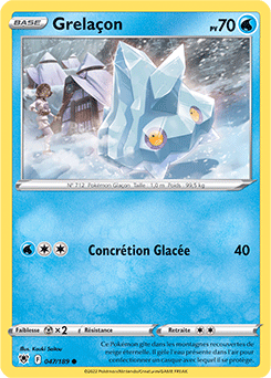 Carte Pokémon Communes Grelaçon 047/189 de la série Astres Radieux