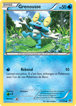 Carte Pokémon Grenousse 39/146 de la série X&Y en vente au meilleur prix