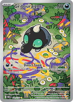 Carte Pokémon Illustration rare Gribouraigne 149/132 de la série Méga-Évolution