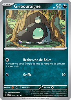 Carte Pokémon Gribouraigne 144/193 de la série Évolutions à Paldea en vente au meilleur prix