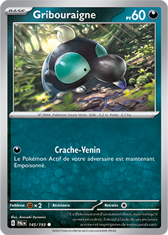 Carte Pokémon Communes Gribouraigne 145/193 de la série Évolutions à Paldea