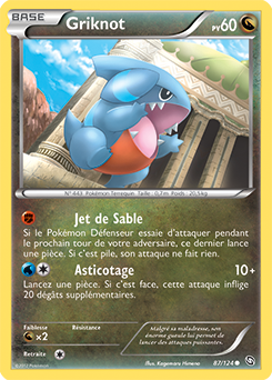 Carte Pokémon Griknot 87/124 de la série Dragons Éxaltés en vente au meilleur prix