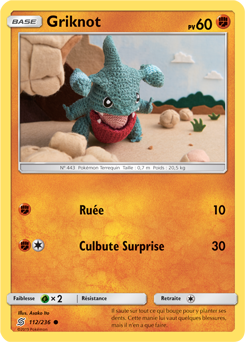 Carte Pokémon Commune Griknot 112/236 de la série Harmonie des Esprits
