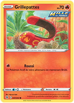 Carte Pokémon Grillepattes 47/264 de la série Poing de Fusion en vente au meilleur prix