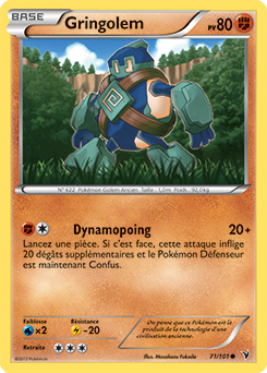 Carte Pokémon Gringolem 71/101 de la série Nobles Victoires en vente au meilleur prix