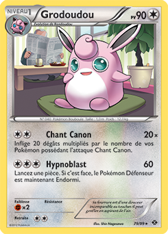 Carte Pokémon Grodoudou 79/99 de la série Destinées Futures en vente au meilleur prix