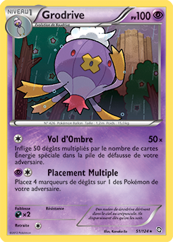 Carte Pokémon Grodrive 51/124 de la série Dragons Éxaltés en vente au meilleur prix