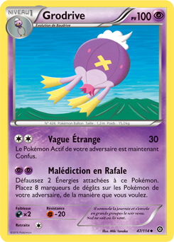 Carte Pokémon Grodrive 47/114 de la série Offensive Vapeur en vente au meilleur prix