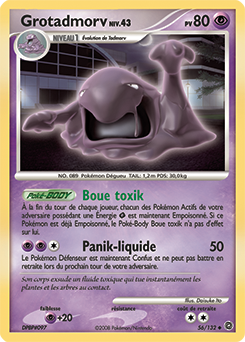 Carte Pokémon Peu commune Grotadmorv 56/132 de la série Merveilles Secrètes