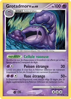 Carte Pokémon Grotadmorv 57/127 de la série Platine en vente au meilleur prix