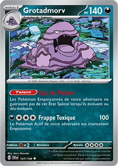 Carte Pokémon Grotadmorv 127/198 de la série Écarlate et Violet en vente au meilleur prix