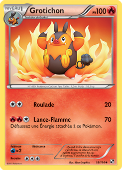 Carte Pokémon Grotichon 18/114 de la série Noir & Blanc en vente au meilleur prix