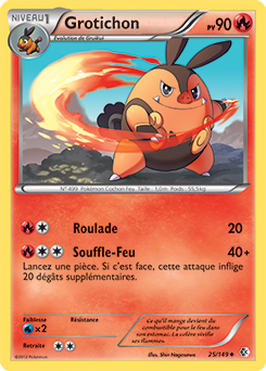 Carte Pokémon Grotichon 25/149 de la série Frantières Franchies en vente au meilleur prix
