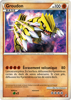 Carte Pokémon Groudon SL4 de la série Appel des Légendes en vente au meilleur prix