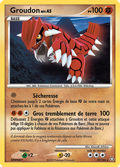 Carte Pokémon Groudon 29/146 de la série Eveil des Légendes en vente au meilleur prix