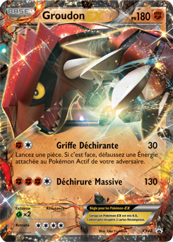 Carte Pokémon Promo Groudon EX XY42 de la série Promos XY