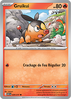 Carte Pokémon Gruikui 29/217 de la série Héros Transcendants en vente au meilleur prix