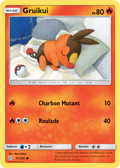 Carte Pokémon Gruikui 31/236 de la série Éclipse Cosmique en vente au meilleur prix