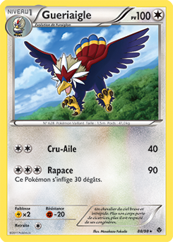 Carte Pokémon Gueriaigle 88/98 de la série Pouvoirs Émergents en vente au meilleur prix