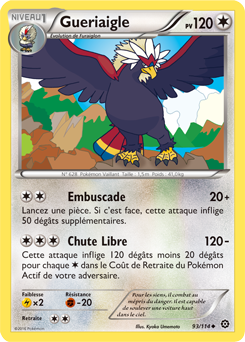 Carte Pokémon Gueriaigle 93/114 de la série Offensive Vapeur en vente au meilleur prix