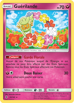 Carte Pokémon Holographique Rare Guérilande 93/145 de la série Gardiens Ascendants