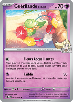 Carte Pokémon Communes Guérilande de Lilie 68/159 de la série Aventures Ensemble