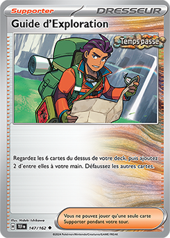 Carte Pokémon Guide d'Exploration 147/162 de la série Forces Temporelles en vente au meilleur prix