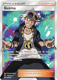 Carte Pokémon Guzma 143/147 de la série Ombres Ardentes en vente au meilleur prix