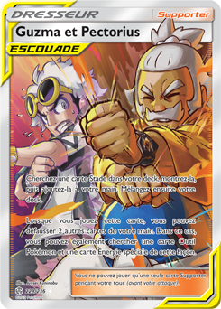 Carte Pokémon Guzma et Pectorius 229/236 de la série Éclipse Cosmique en vente au meilleur prix