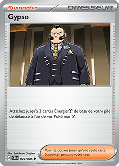 Carte Pokémon Peu commune Gypso 79/86 de la série Chaos Ascendant