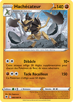 Carte Pokémon Hachécateur 085/189 de la série Astres Radieux en vente au meilleur prix