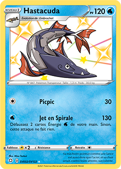 Carte Pokémon Hastacuda SV032/SV122 de la série Destinées Radieuses en vente au meilleur prix