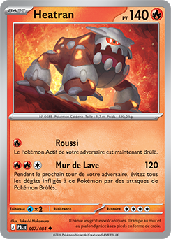 Carte Pokémon Heatran 7/84 de la série Nuit Noire en vente au meilleur prix