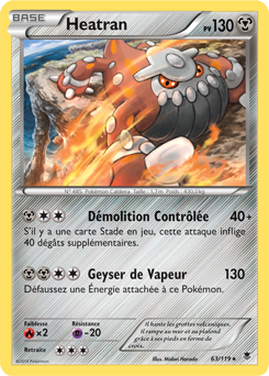 Carte Pokémon Heatran 63/119 de la série Vigueur Spectrale en vente au meilleur prix