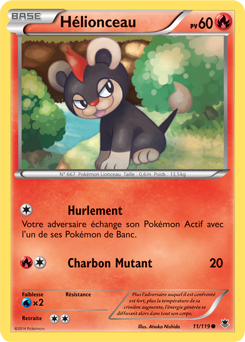 Carte Pokémon Hélionceau 11/119 de la série Vigueur Spectrale en vente au meilleur prix