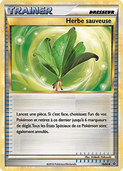 Carte Pokémon Herbe sauveuse 79/95 de la série Déchaînement en vente au meilleur prix