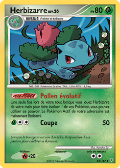 Carte Pokémon Herbizarre 62/147 de la série Vainqueurs Suprêmes en vente au meilleur prix