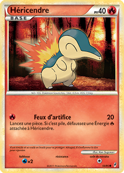 Carte Pokémon Commune Héricendre 55/95 de la série Appel des Légendes