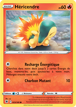 Carte Pokémon Communes Héricendre 023/189 de la série Astres Radieux
