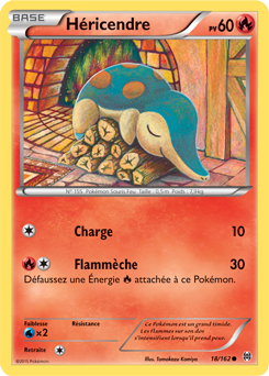 Carte Pokémon Commune Héricendre 18/162 de la série Impulsion Turbo