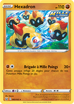 Carte Pokémon Hexadron 83/163 de la série Styles de Combat en vente au meilleur prix