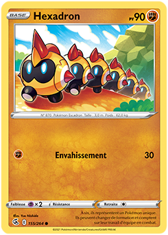 Carte Pokémon Hexadron 155/264 de la série Poing de Fusion en vente au meilleur prix
