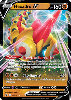 Carte Pokémon Hexadron V 110/192 de la série Clash des Rebelles en vente au meilleur prix