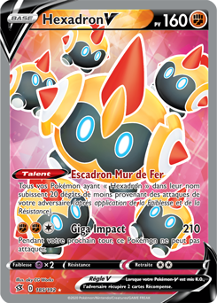 Carte Pokémon Hexadron V 185/192 de la série Clash des Rebelles en vente au meilleur prix