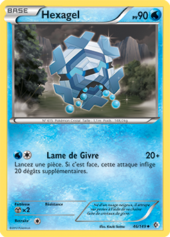 Carte Pokémon Hexagel 46/149 de la série Frantières Franchies en vente au meilleur prix