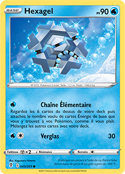 Carte Pokémon Hexagel 43/203 de la série Évolution Céleste en vente au meilleur prix