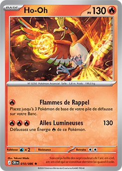 Carte Pokémon Ho-Oh 10/86 de la série Chaos Ascendant en vente au meilleur prix